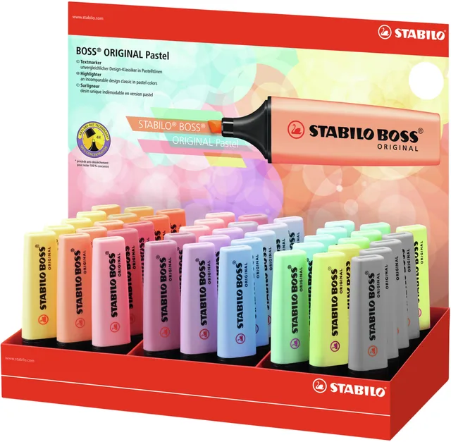 Markeerstift STABILO BOSS 70/45 45st pastel ass