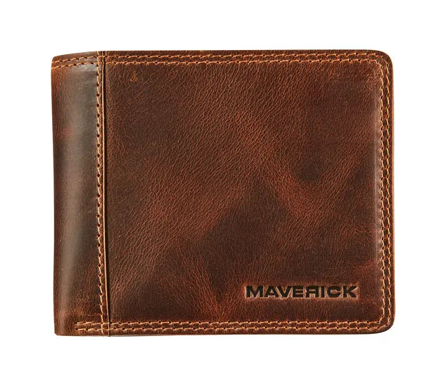 Portemonee Mav The Original comp geldvk RFID bruin