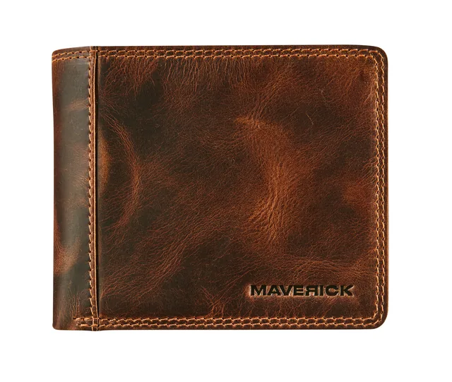 Portemonee Mav The Original geldvk RFID bruin