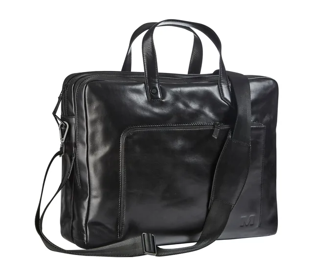 Businesstas Mav All Black laptopvak zwart