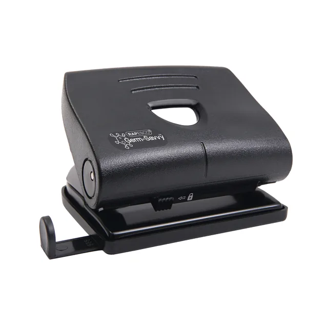 Perforator Rapesco Germ-Savvy 820-P 2gaats zwart