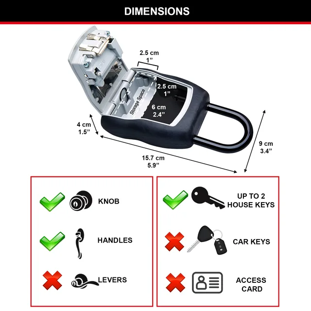 Sleutelkluis MasterLock Select Access mid beugel