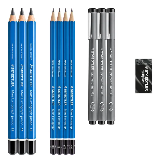 Potlood Staedtler schetsset 12dlg