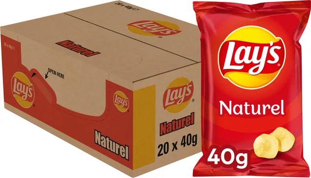 Lay's Chips Naturel zakje 40gr