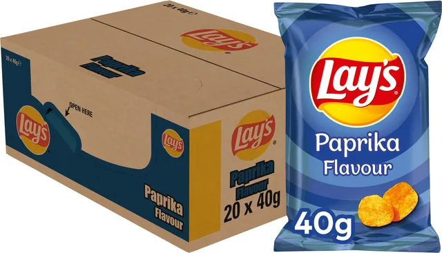 Lay's Chips Paprika zakje 40gr
