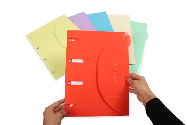 Smartfolder opbergmap gelamineerd A4 ass 6st