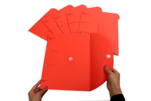 Smartfolder geperforeerde opbergmappen A4 rd 6st