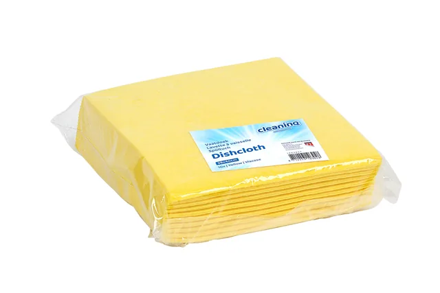 Werkdoek Cleaninq non-woven 38x40cm geel