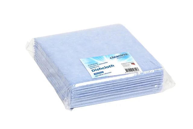 Werkdoek Cleaninq viscose 38x40 Cm bl 125gr 10st