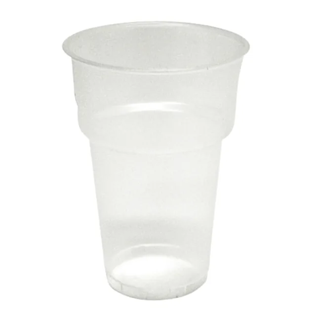 Beker IEZZY bier 250ml pp transparant