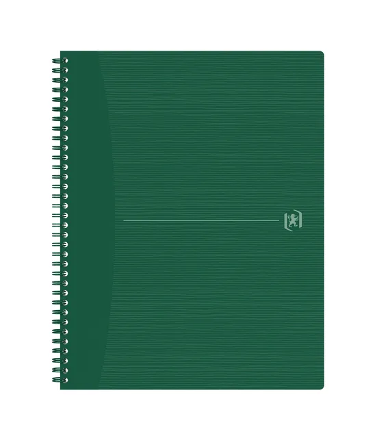 Spiraalblok Oxf Origin A4+ lijn 140pag 80gr groen