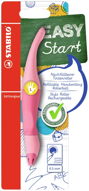 Rollerpen STABILO Easyoriginal links M pastel roze