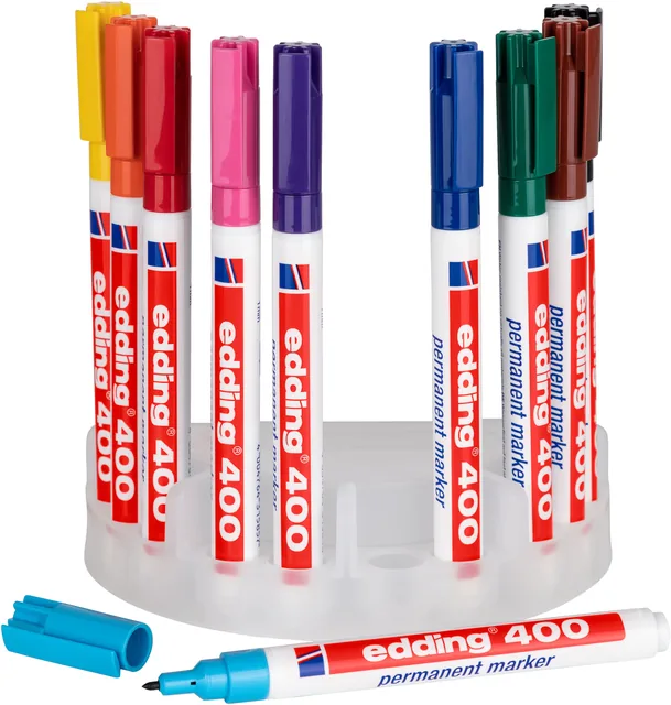 Viltstift edding 400 rond 1mm assorti