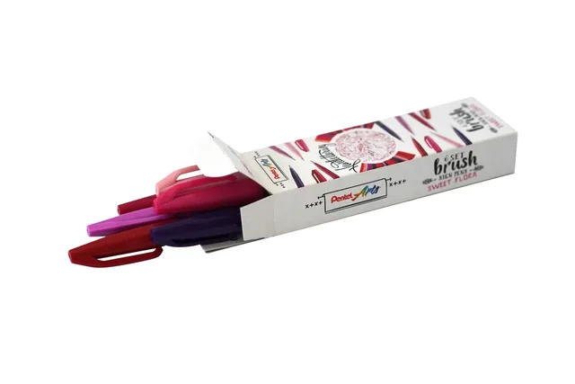 Brushpen Pentel Sign SES15C Sweet Flora assorti