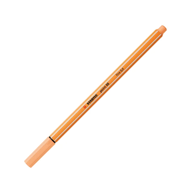Fineliner STABILO point 88/25 F pastel oranje