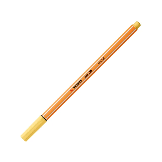 Fineliner STABILO point 88/23 F lichtgeel