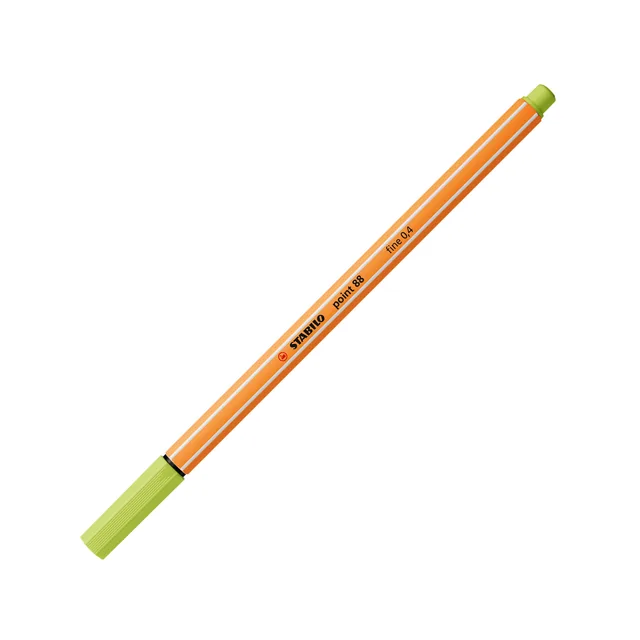 Fineliner STABILO point 88/14 F vleugje limoen