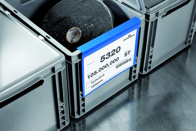 Documenthoes Durable met vouw A4 liggend