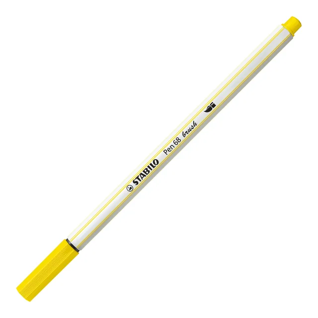 Brushstift STABILO Pen 68/24 citroengeel