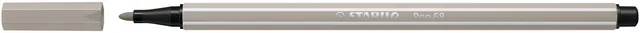 Viltstift STABILO Pen 68/93 M warm grijs