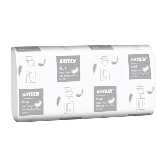 Handdoek Katrin Plus 2laags 203x240mm wit