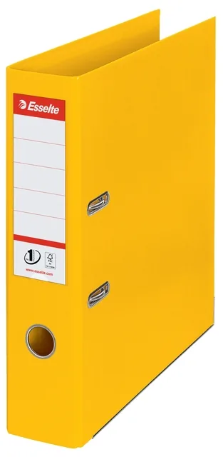 Ordner Esselte No 1 Power PP 75mm geel 5 stuks