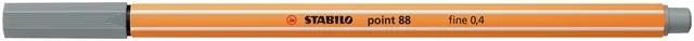 Fineliner STABILO point 88/95 F middelkoud grijs