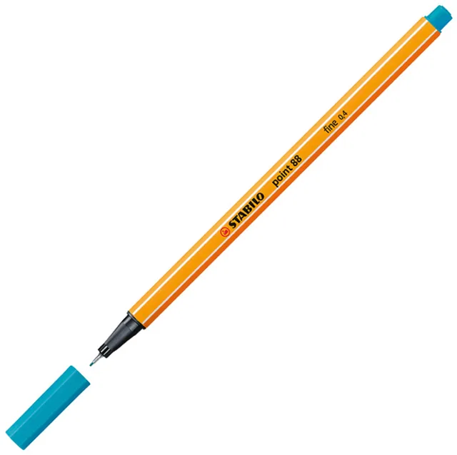 Fineliner STABILO point 88/31 F lichtblauw
