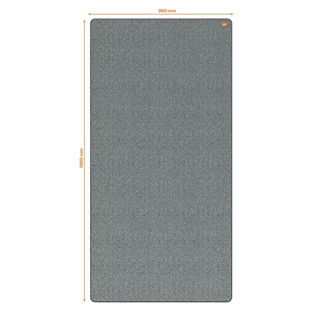 White- en memobord Nobo Move Meet 90x180cm
