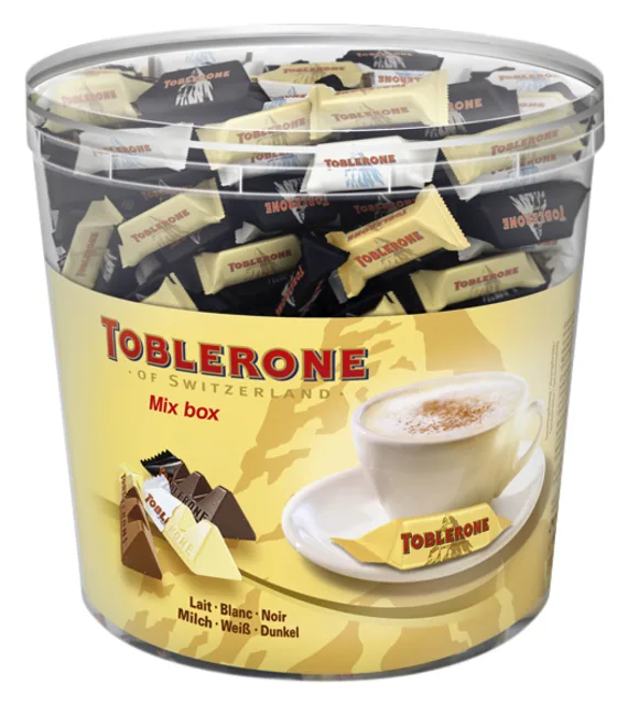 Chocolade Toblerone Mini's Mix silo 904gr 113st