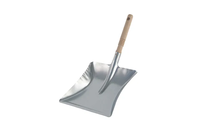Stofblik Cleaninq verzinkt houten steel