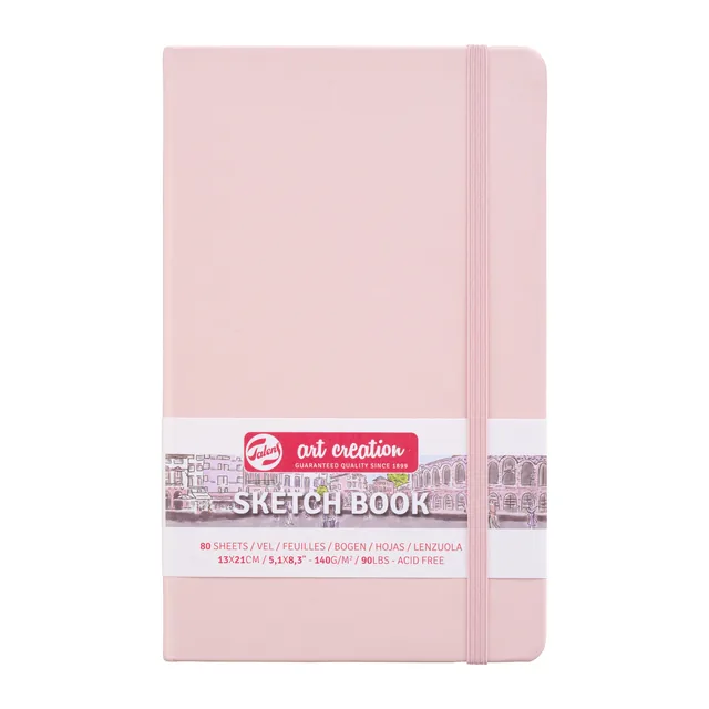Schetsboek Talens Art Creation 130x210mm roze