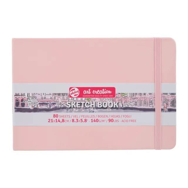 Schetsboek Talens Art Creation 210x150mm roze
