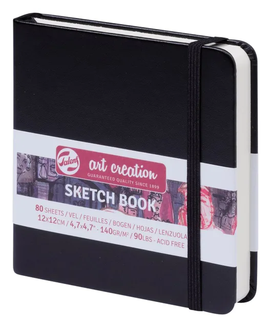 Schetsboek Talens Art Creation 120x120mm zwart