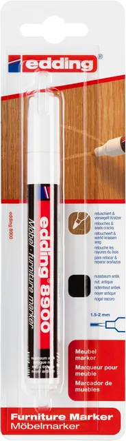 Viltstift edding 8900 meubel rond 1.5-2mm noten