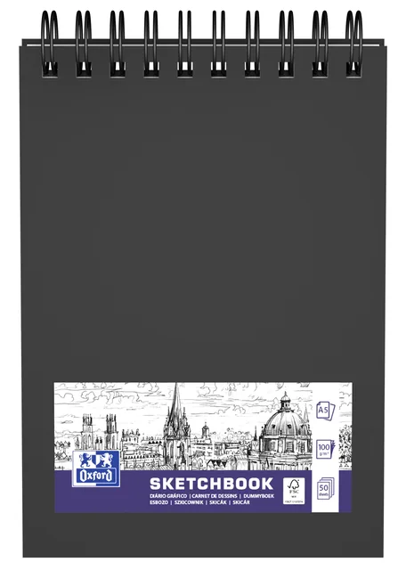 Schetsboek Oxford A5 50 vel spiraal