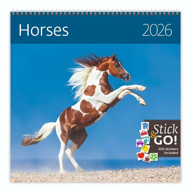Kalender 2027 30x30cm paarden