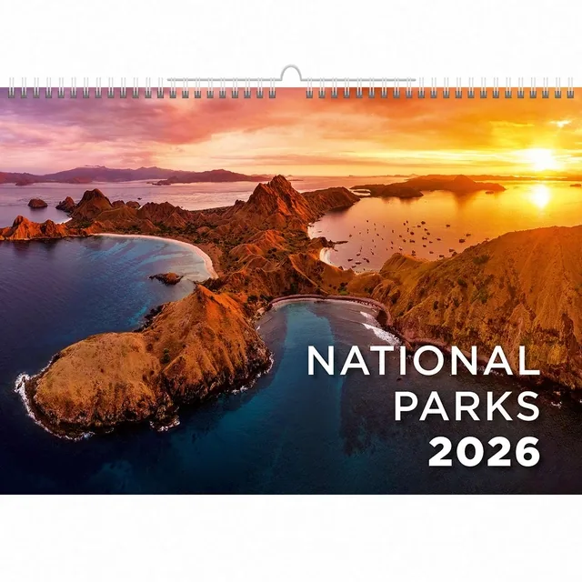 Kalender 2027 31.5x45cm Nationale parken