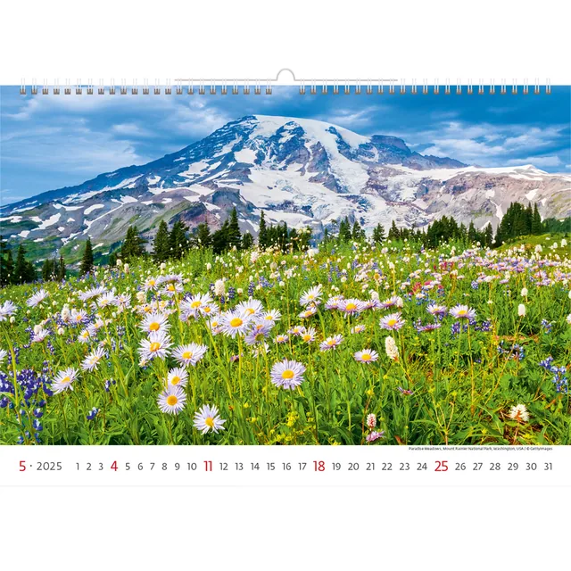 Kalender 2027 31.5x45cm Nationale parken