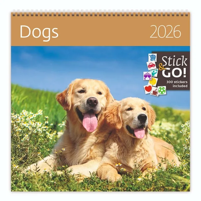 Kalender 2027 30x30cm honden