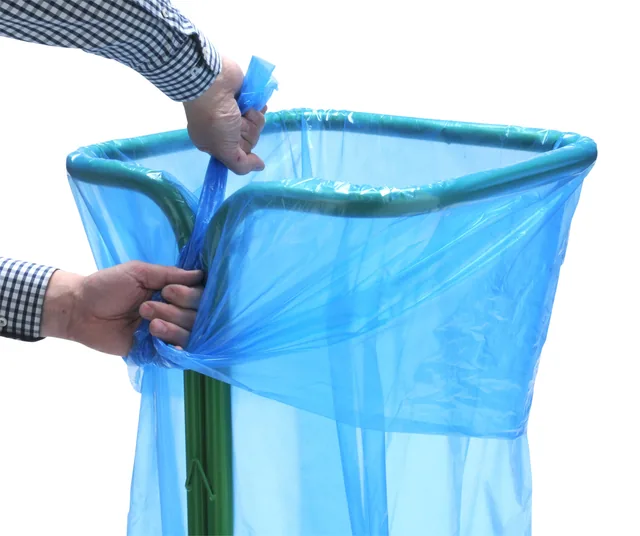 Zelfklemmende Zakhouder groen 400ltr