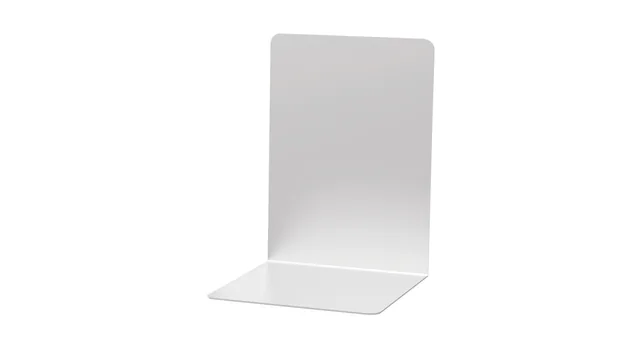Boekensteun MAUL 16x15x21cm aluminium zilver