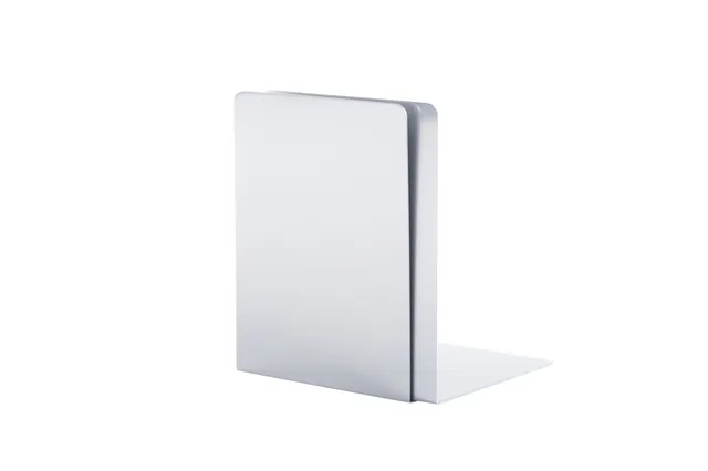 Boekensteun MAUL 16x15x21cm aluminium zilver