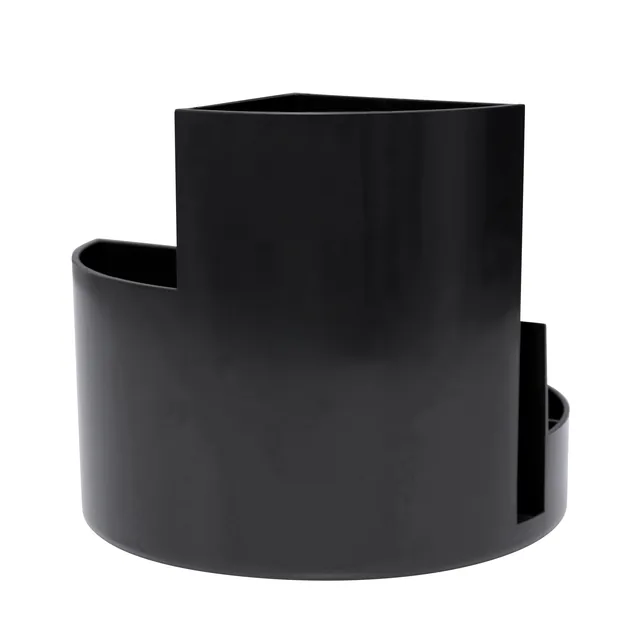 Pennenkoker MAUL roundbox recycled 6 vaks zwart