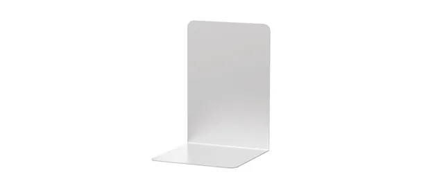 Boekensteun MAUL 12x12x17.5cm aluminium zilver