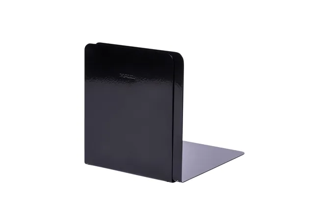Boekensteun MAUL staal 14x12x14cm magnetisch zwart
