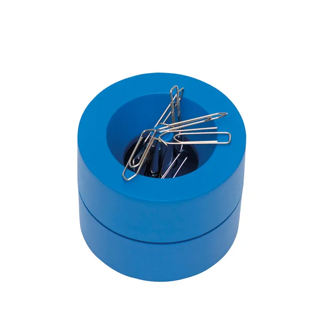 Papercliphouder MAULpro recycled Ø73x60mm blauw