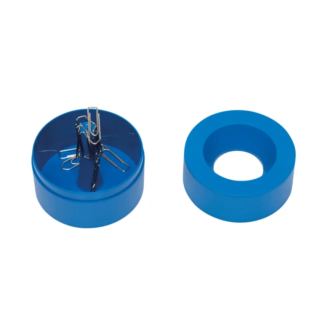 Papercliphouder MAULpro recycled Ø73x60mm blauw