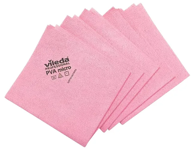 Microvezeldoek Vileda Pro rood