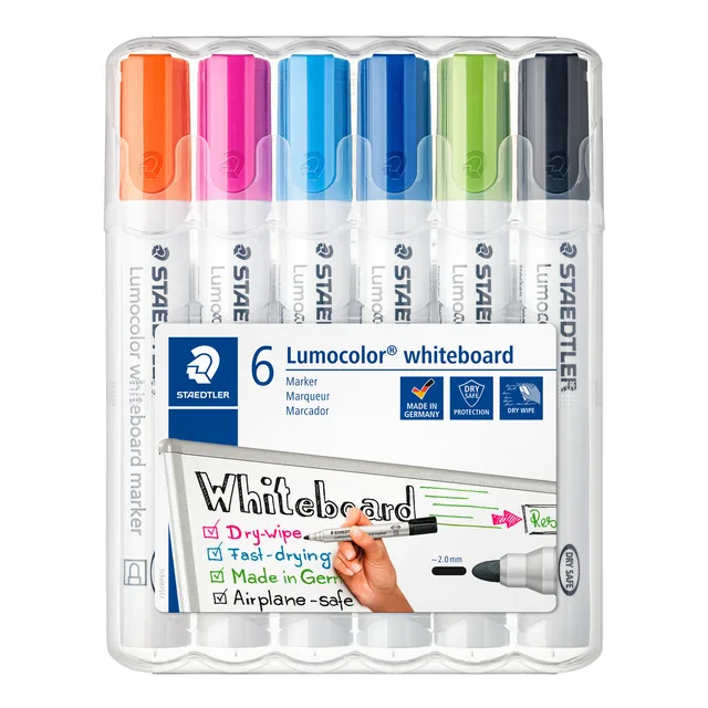 Whiteboardmarker Staedtler Lumo 351 6st fun